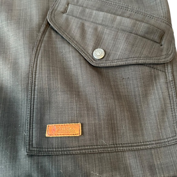 Outback Trading Company Jacket Mens XL Hunting Full Zip Inside Pocket Dark Gray - Picture 6 of 16